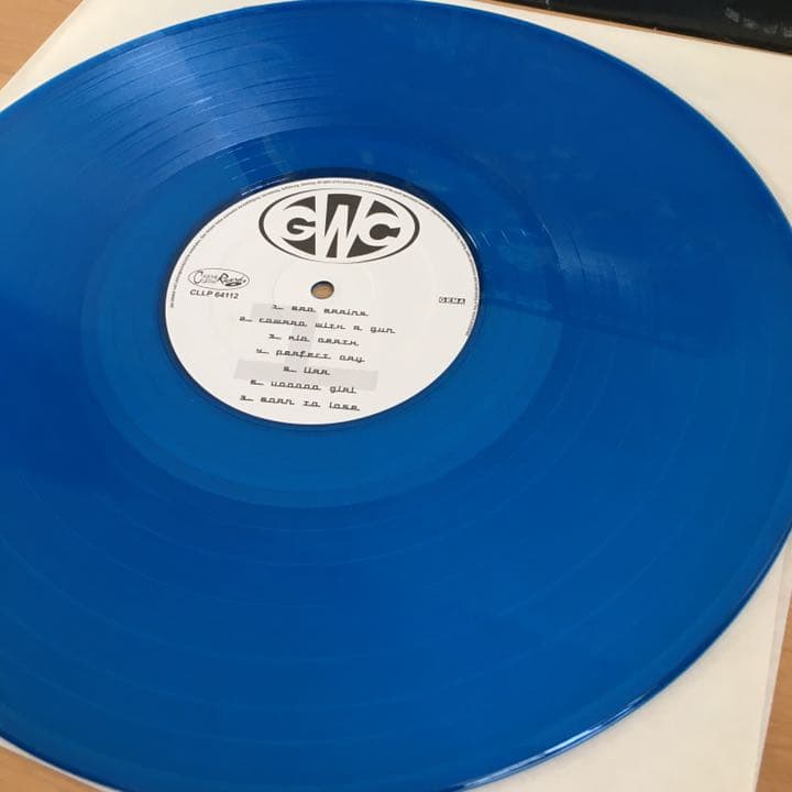 GODLESS WICKED CREEPS - SMiLE LP Rare Psychobilly Blue Vinyl