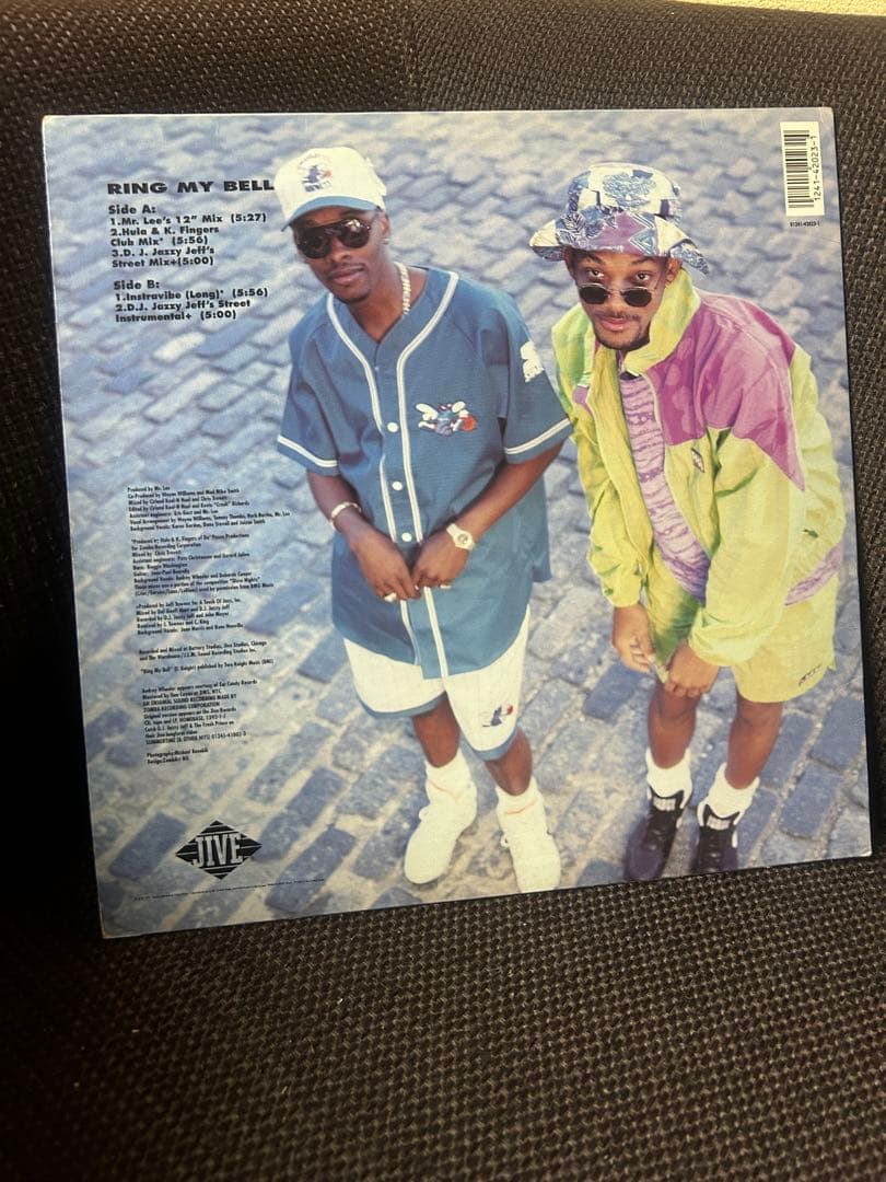 DJ Jazzy Jeff & The Fresh Prince Ring My Bell 12" Single Jive Black Vinyl Used | Japansoundstore