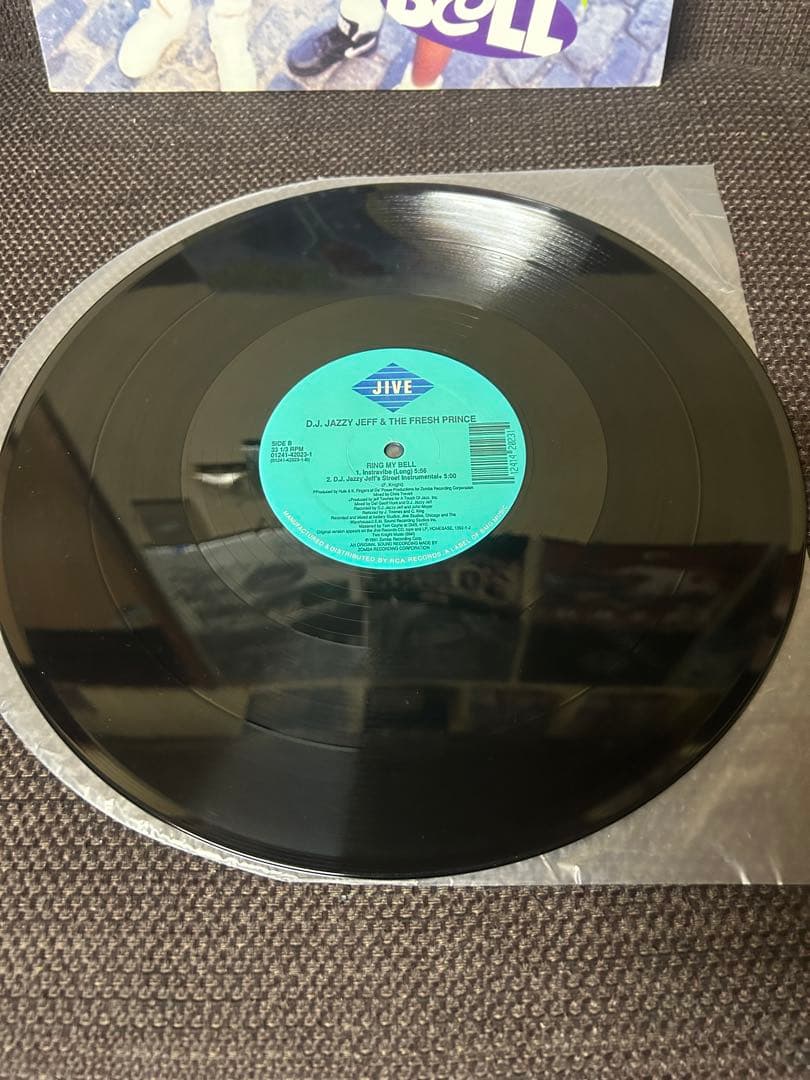 DJ Jazzy Jeff & The Fresh Prince Ring My Bell 12" Single Jive Black Vinyl Used | Japansoundstore