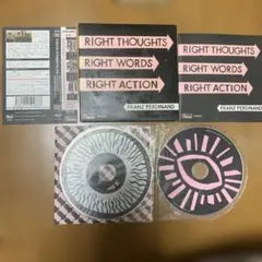 Franz Ferdinand - Right Thoughts, Right Words, Right Action 2CD Japan Press w/Ob