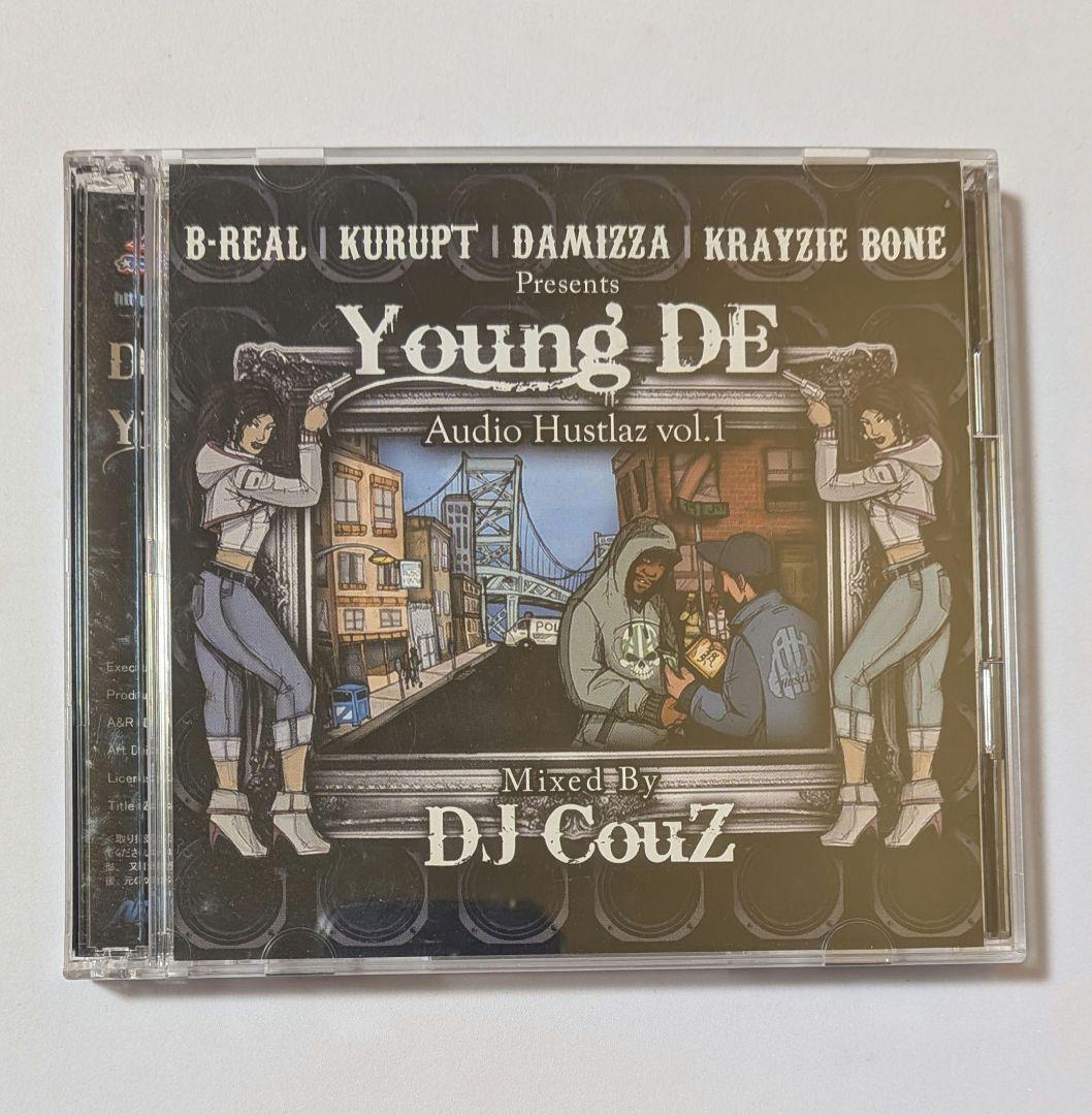 DJ Couz Presents Young De - Audio Hustlaz Vol.1 CD+DVD Japan Press with OBI