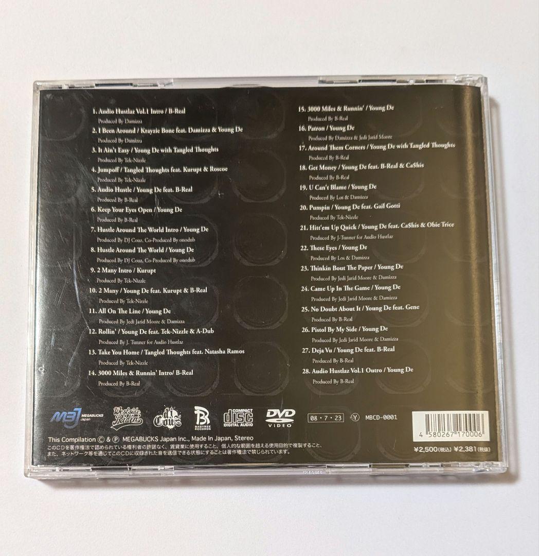 DJ Couz Presents Young De - Audio Hustlaz Vol.1 CD+DVD Japan Press with OBI