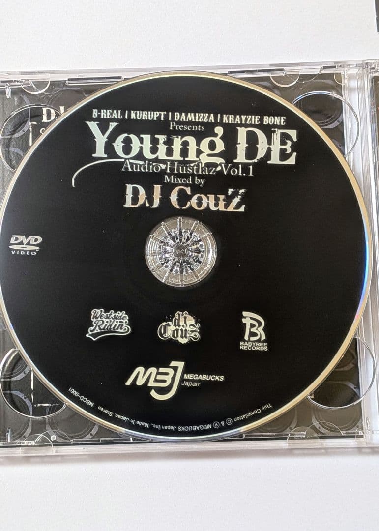 DJ Couz Presents Young De - Audio Hustlaz Vol.1 CD+DVD Japan Press with OBI
