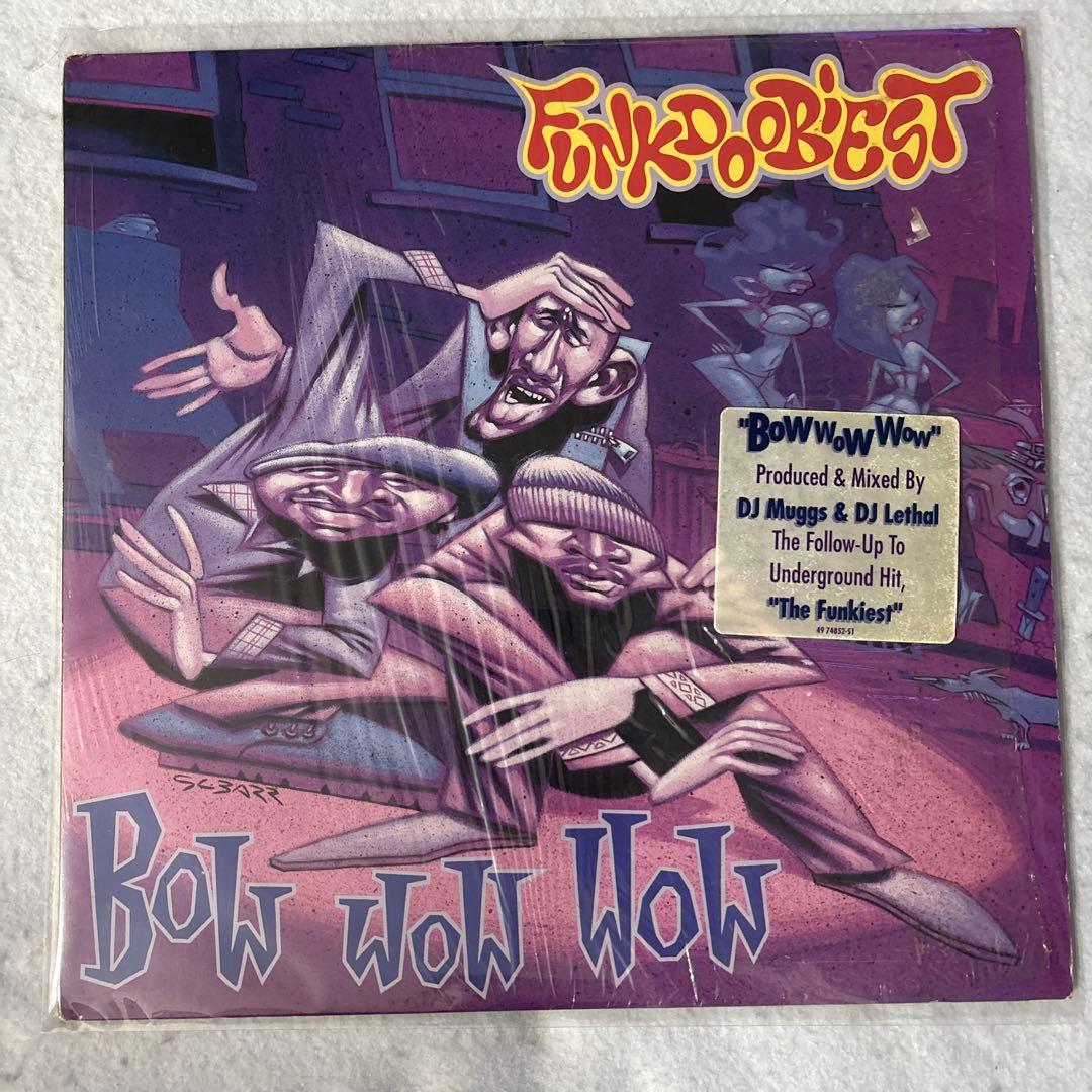 Funkdoobiest - Bow Wow Wow 12" Vinyl Record (1993) Rare Clear Green Wax