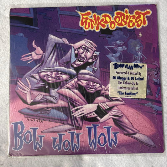 Funkdoobiest - Bow Wow Wow 12" Vinyl Record (1993) Rare Clear Green Wax