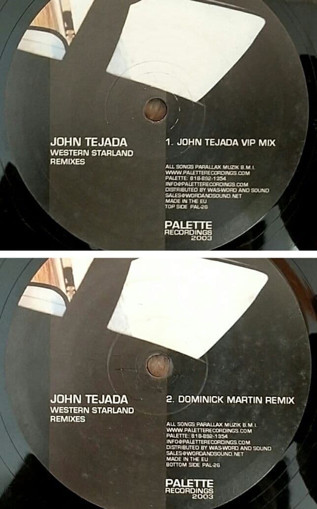John Tejada - Western Starland Remixes 12" Vinyl Electronic Techno House