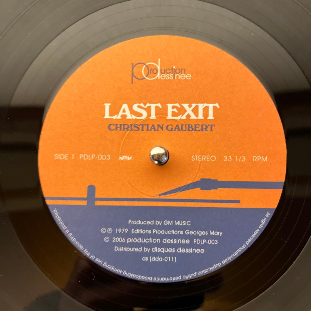 Christian Gaubert - Last Exit Vinyl LP 2006 Japanese Reissue Jazz Fusion