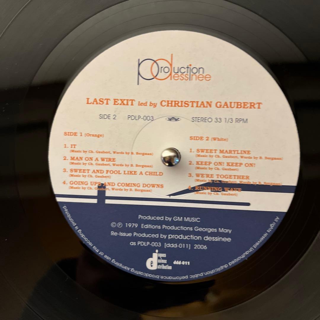 Christian Gaubert - Last Exit Vinyl LP 2006 Japanese Reissue Jazz Fusion