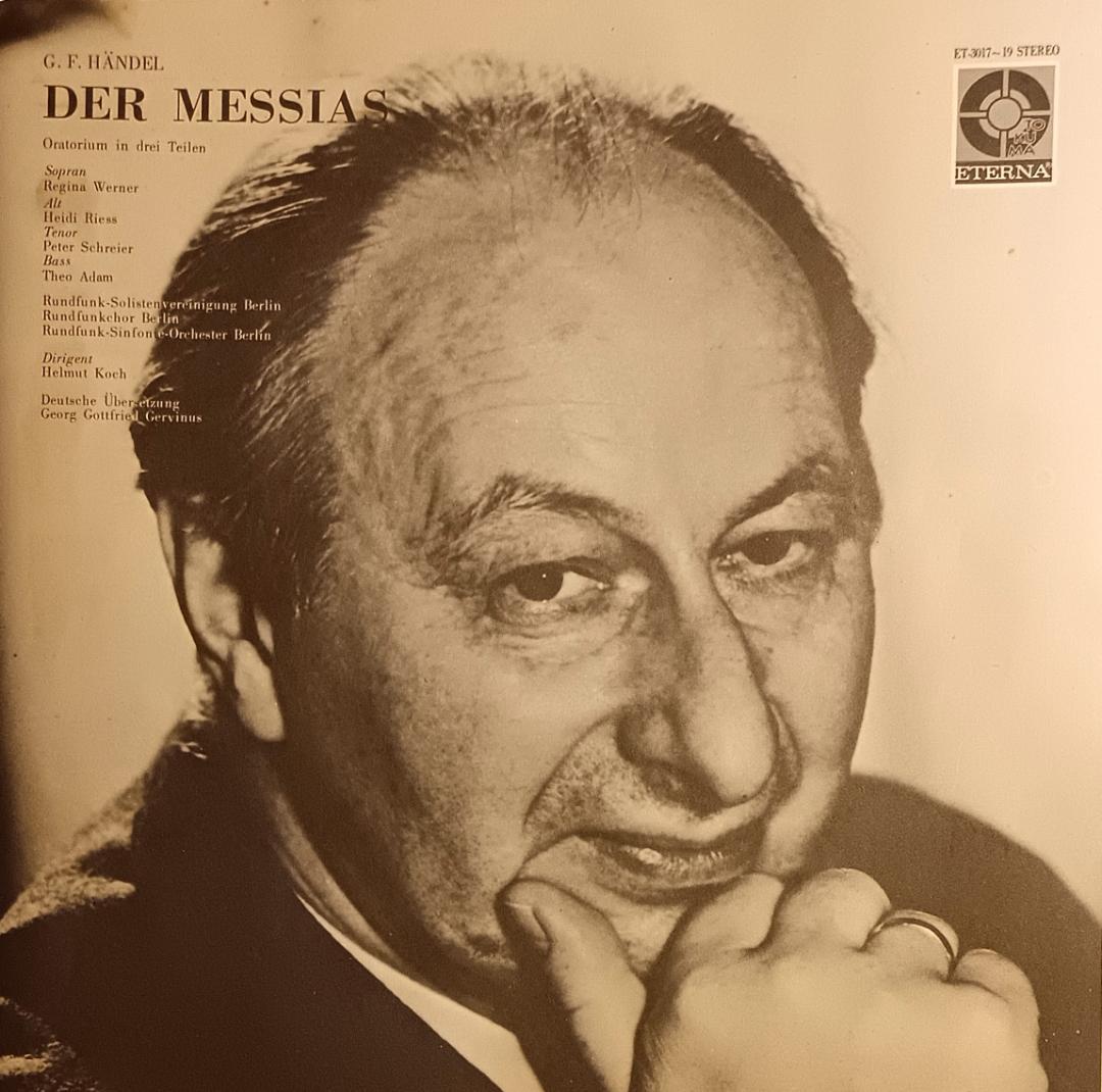 Helmut Koch Handel Messiah 3LP Box Set Eterna Japan ET-3017-19 Classical Vinyl