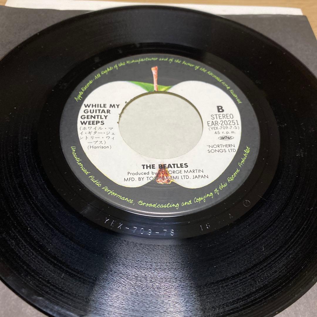 THE BEATLES Ob-La-Di, Ob-La-Da / While My Guitar Gently Weeps 7" Japan Vinyl