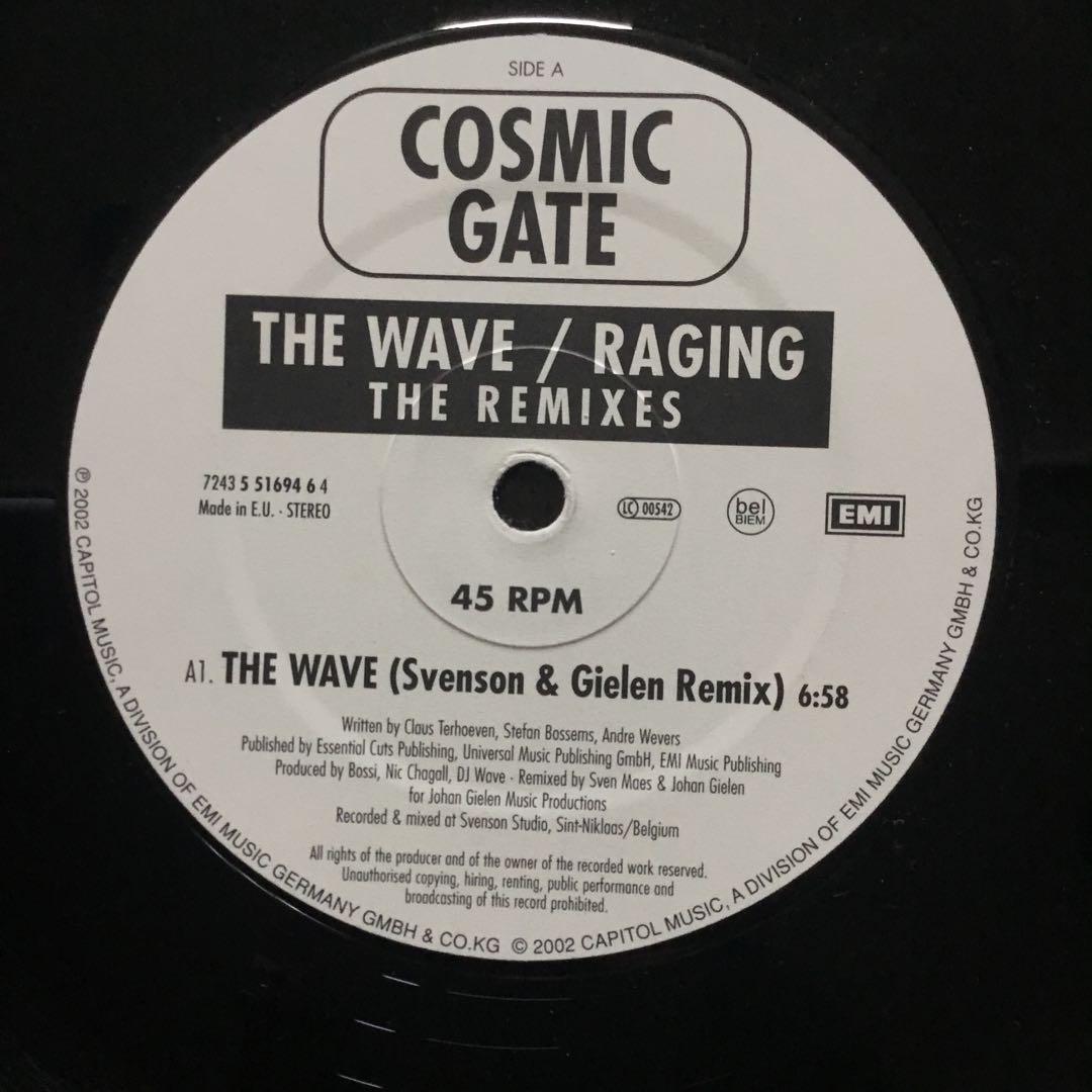 Cosmic Gate The Wave Raging Vinyl LP Record Electronic Dance Used 80's | Japansoundstore
