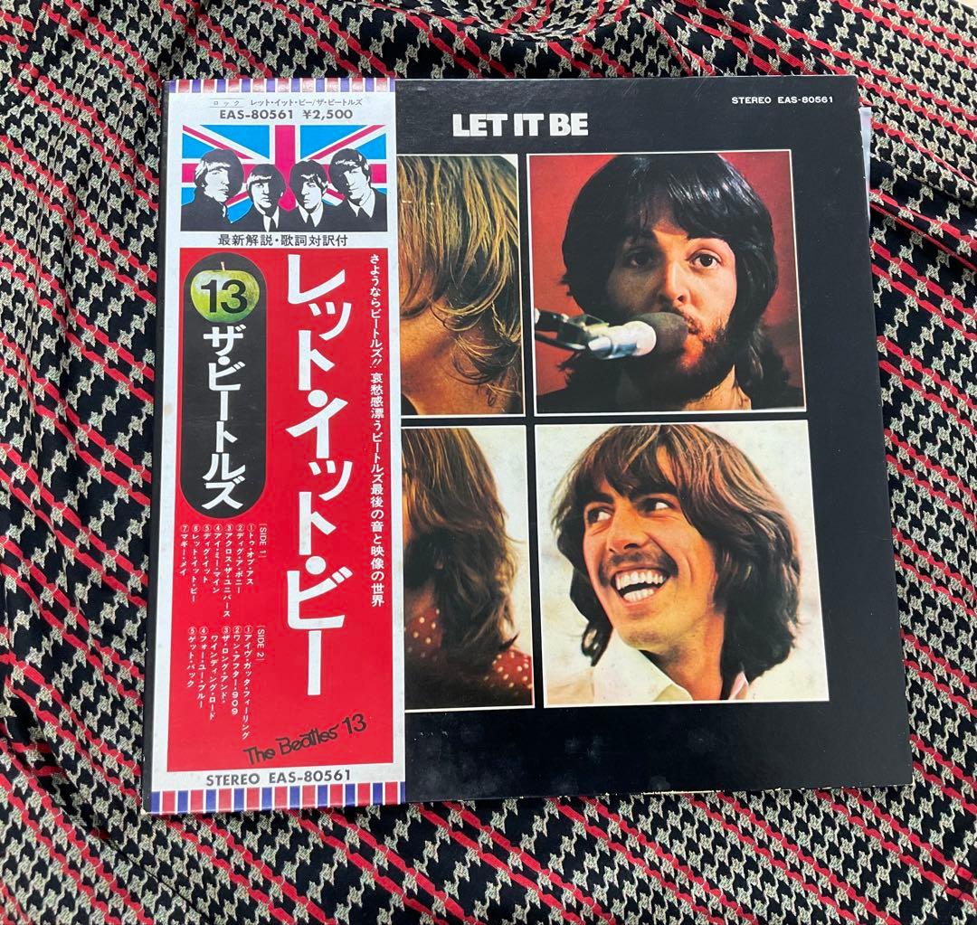 The Beatles LET IT BE LP with Obi, Used, No noticeable scratches | Japansoundstore