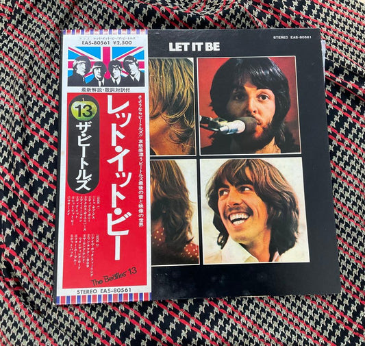 The Beatles LET IT BE LP with Obi, Used, No noticeable scratches | Japansoundstore