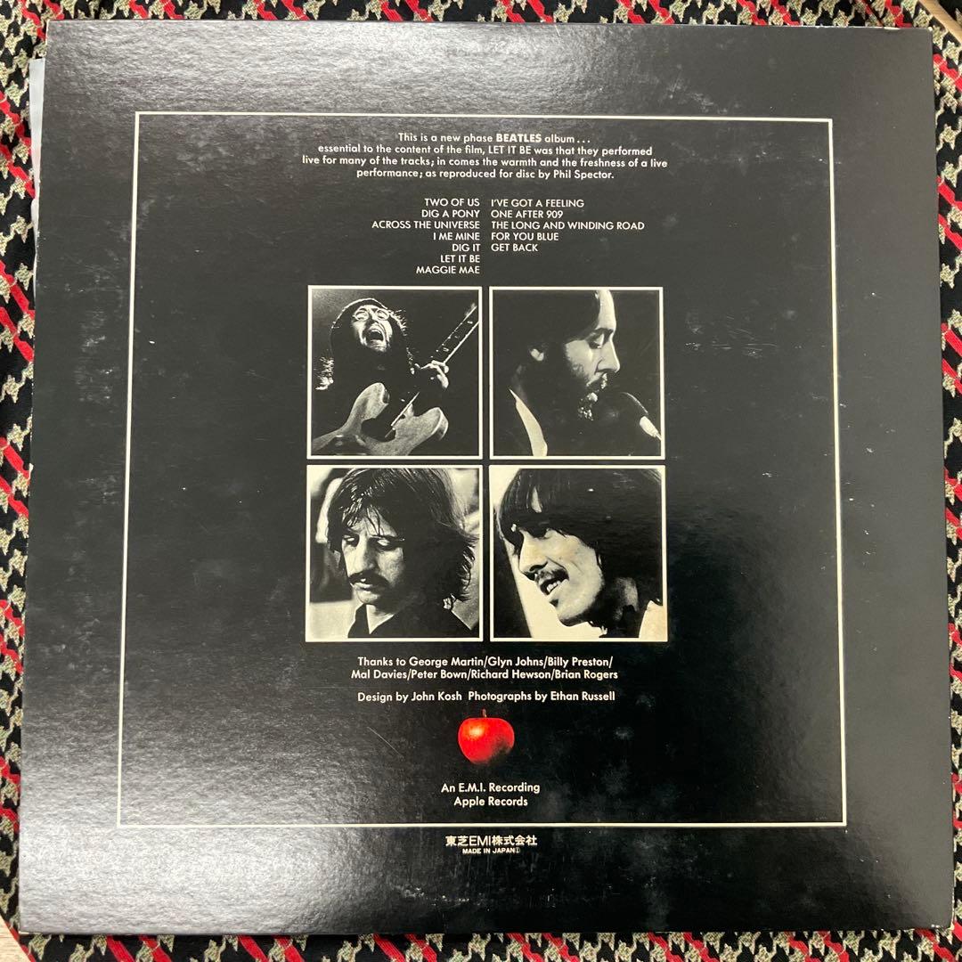 The Beatles LET IT BE LP with Obi, Used, No noticeable scratches | Japansoundstore