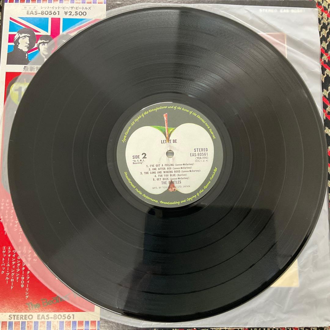 The Beatles LET IT BE LP with Obi, Used, No noticeable scratches | Japansoundstore
