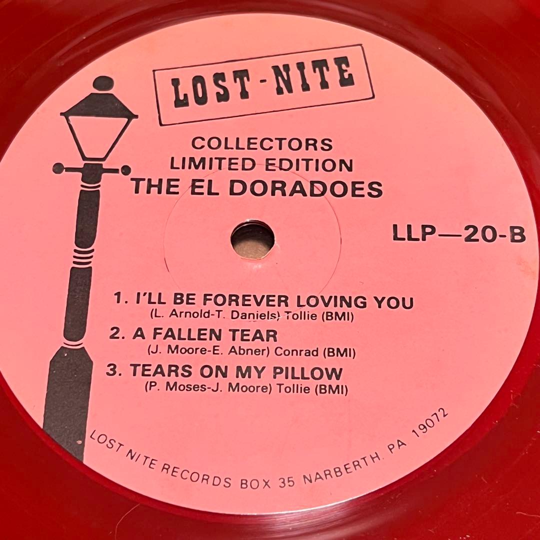 The El Doradoes - The Best Of - Rare Red Vinyl LP - Doo Wop Limited Edition