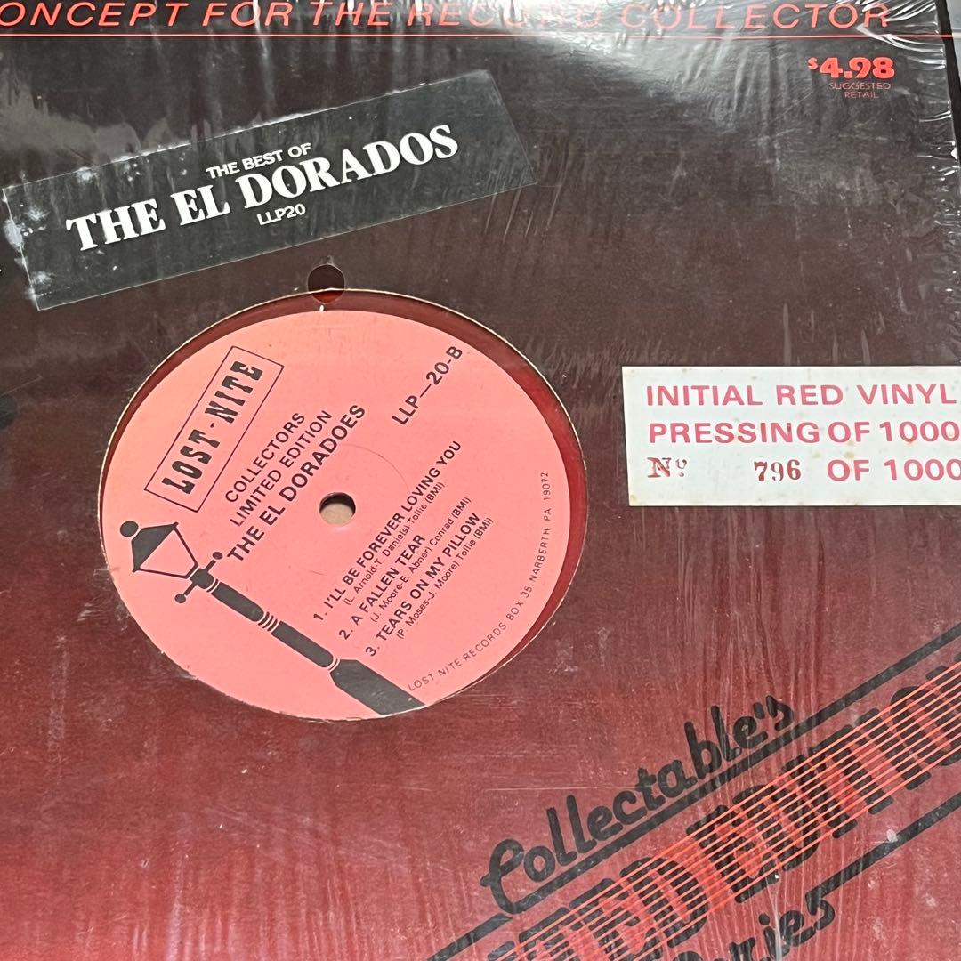 The El Doradoes - The Best Of - Rare Red Vinyl LP - Doo Wop Limited Edition