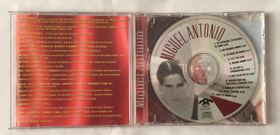 Miguel Antonio - Mi Sueño.. Mi Realidad CD, Latin Salsa Pop