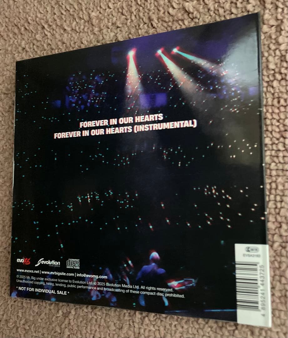 MR. BIG Forever In Our Hearts CD Limited Edition 2000 Copies Japan Press 2025