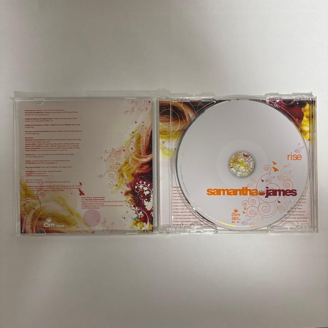 Samantha James - Rise CD Japan Press with OBI Limited Edition 2007