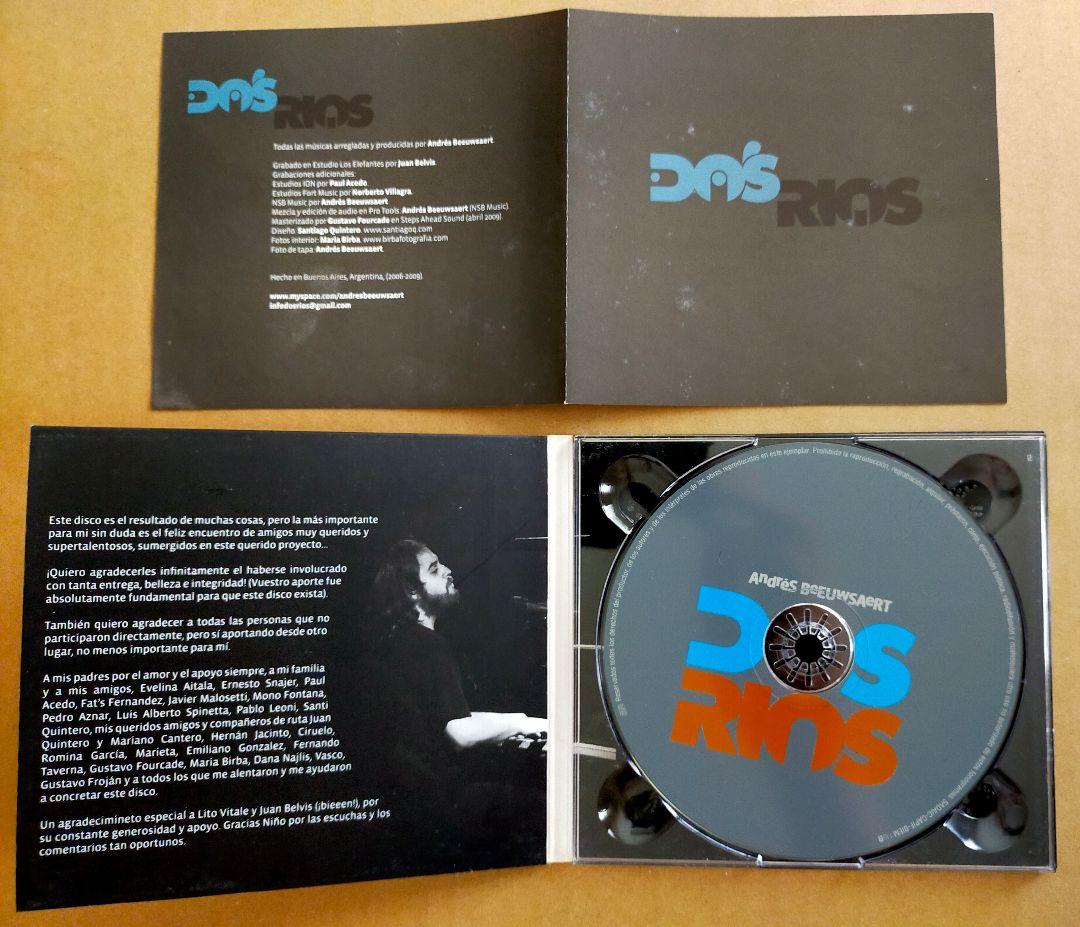Andres Beeuwsaert Dos Rios CD Japan Import Paper Jacket, Argentine Music, Used | Japansoundstore