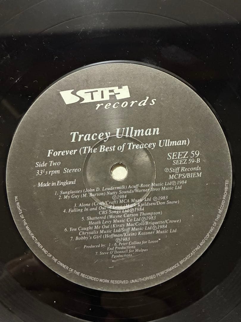 Tracey Ullman Forever LP Record, Hit Songs, Black Vinyl, Used | Japansoundstore