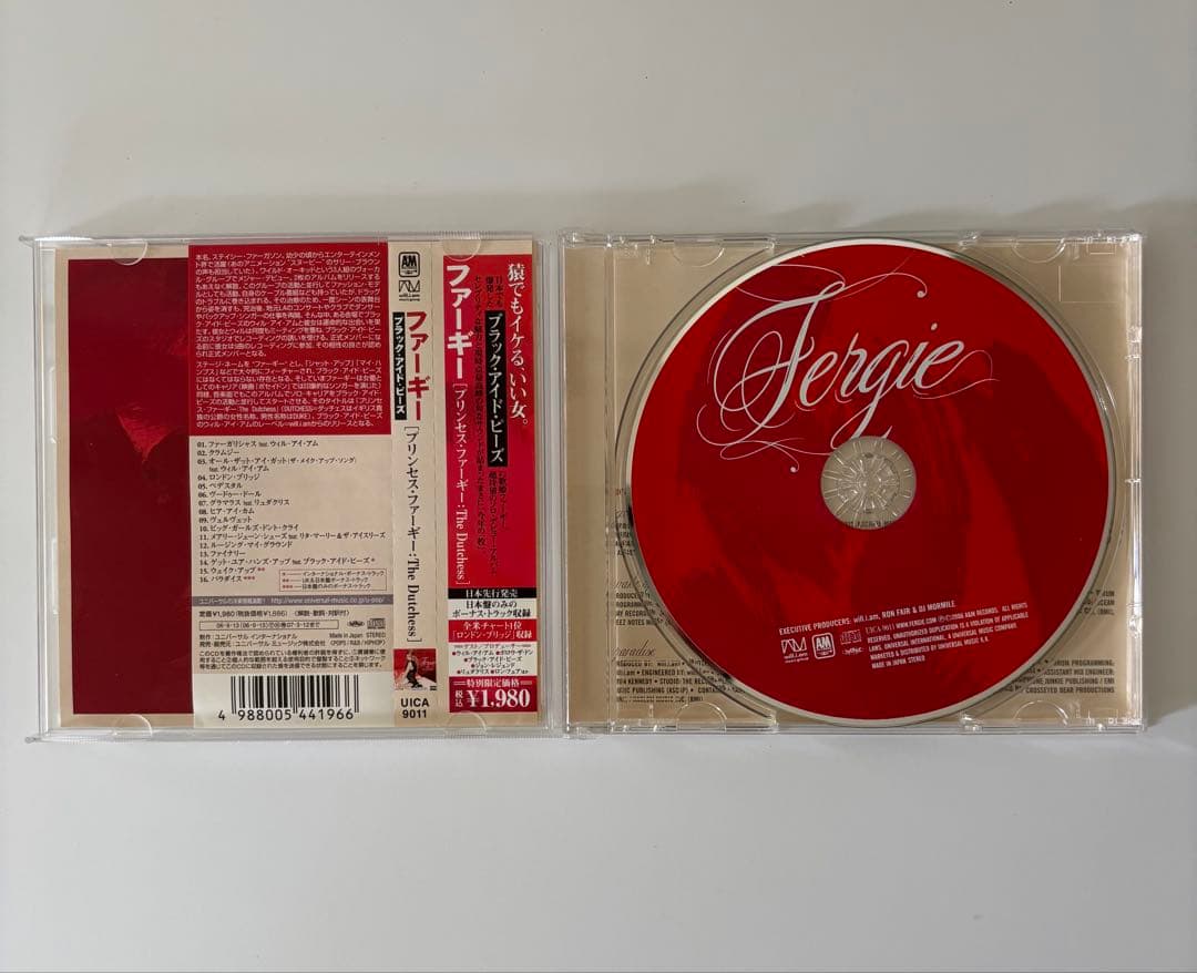 Fergie The Dutchess CD Japan Press with OBI 2006 Limited Bonus Tracks