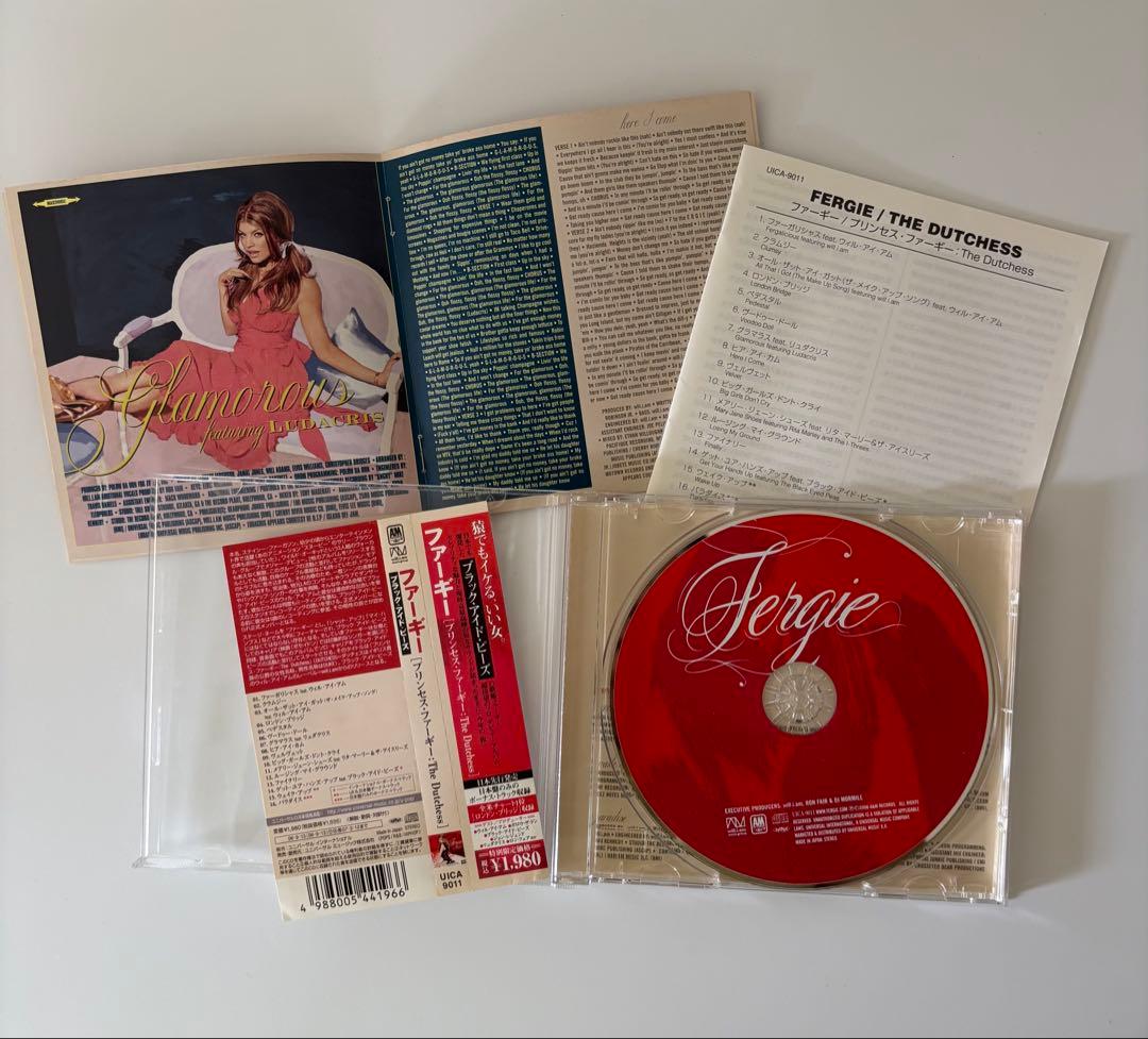 Fergie The Dutchess CD Japan Press with OBI 2006 Limited Bonus Tracks