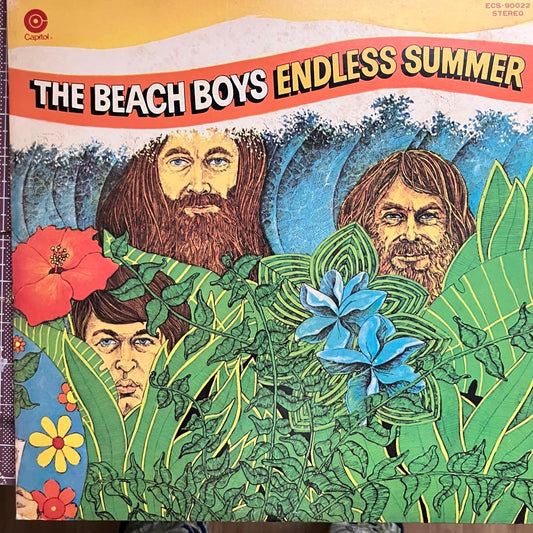 The Beach Boys - Endless Summer Vinyl LP Japan Pressing ECS-90022 with Obi