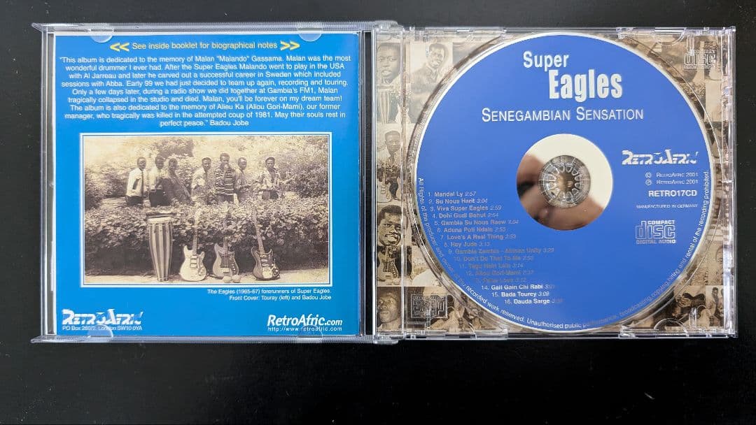 Super Eagles Senegambian Sensation CD Japan Near Mint Music Record | Japansoundstore