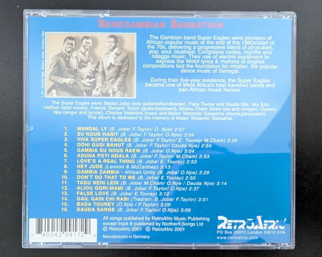 Super Eagles Senegambian Sensation CD Japan Near Mint Music Record | Japansoundstore