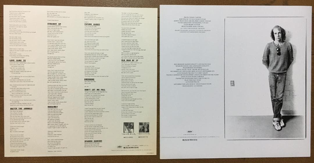 Bob Welch The Other One Japan LP 1979 Fleetwood Mac Future Games Record
