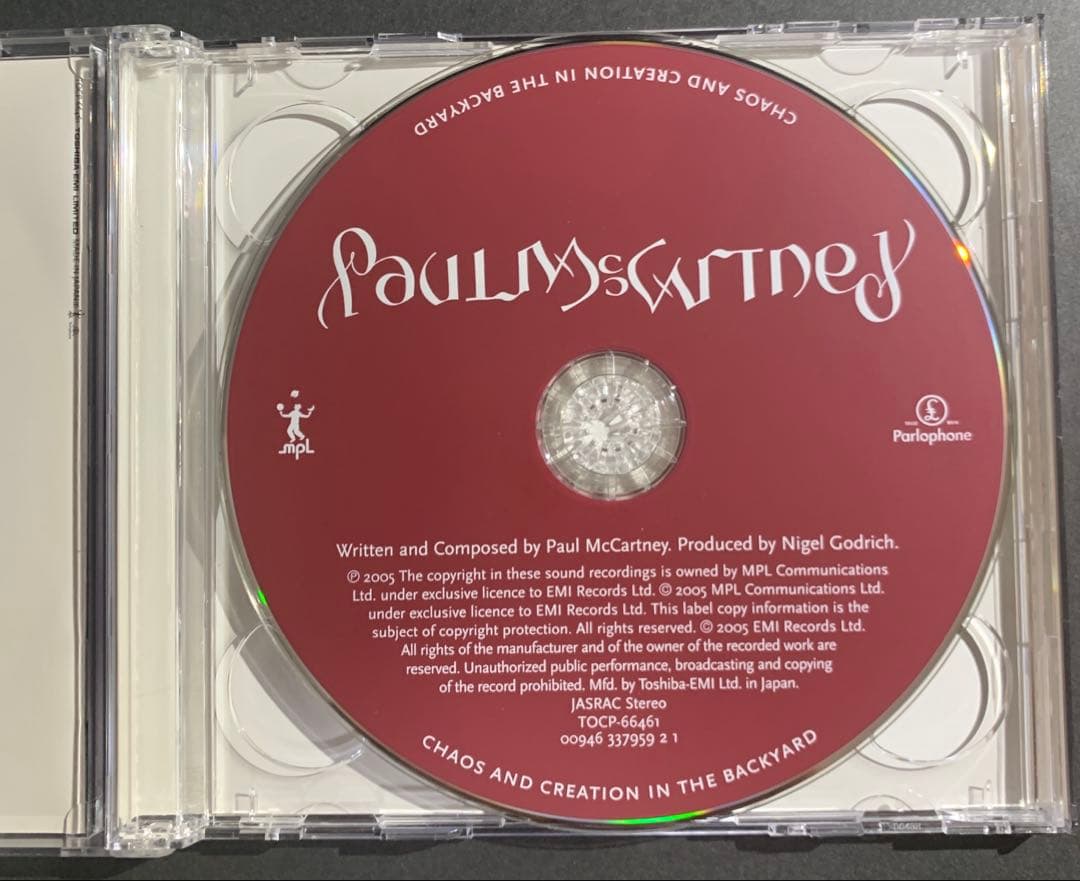 Paul McCartney - Chaos And Creation In The Backyard CD+DVD Japan Press 2005