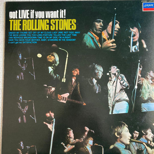 The Rolling Stones - Got Live If You Want It! LP Japan 1976 London Records