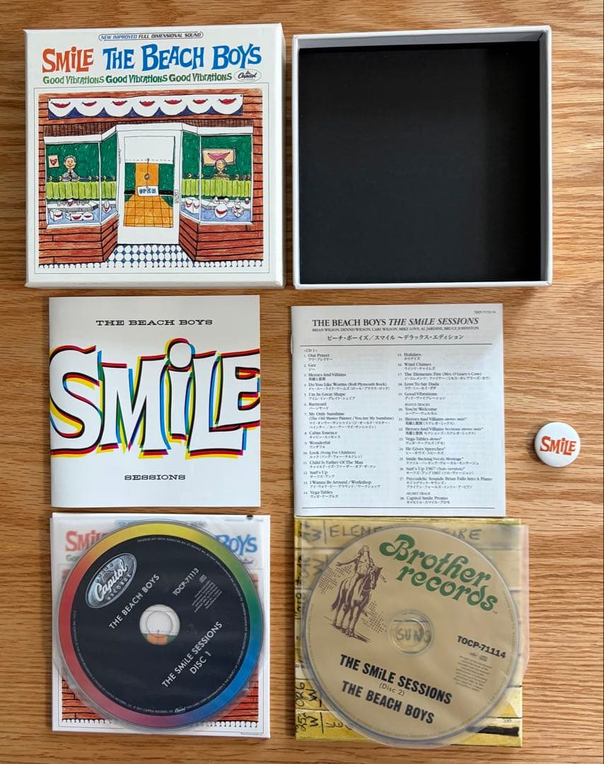 The Beach Boys - The Smile Sessions 2CD Box Set Japan Press 2011 Limited Edition
