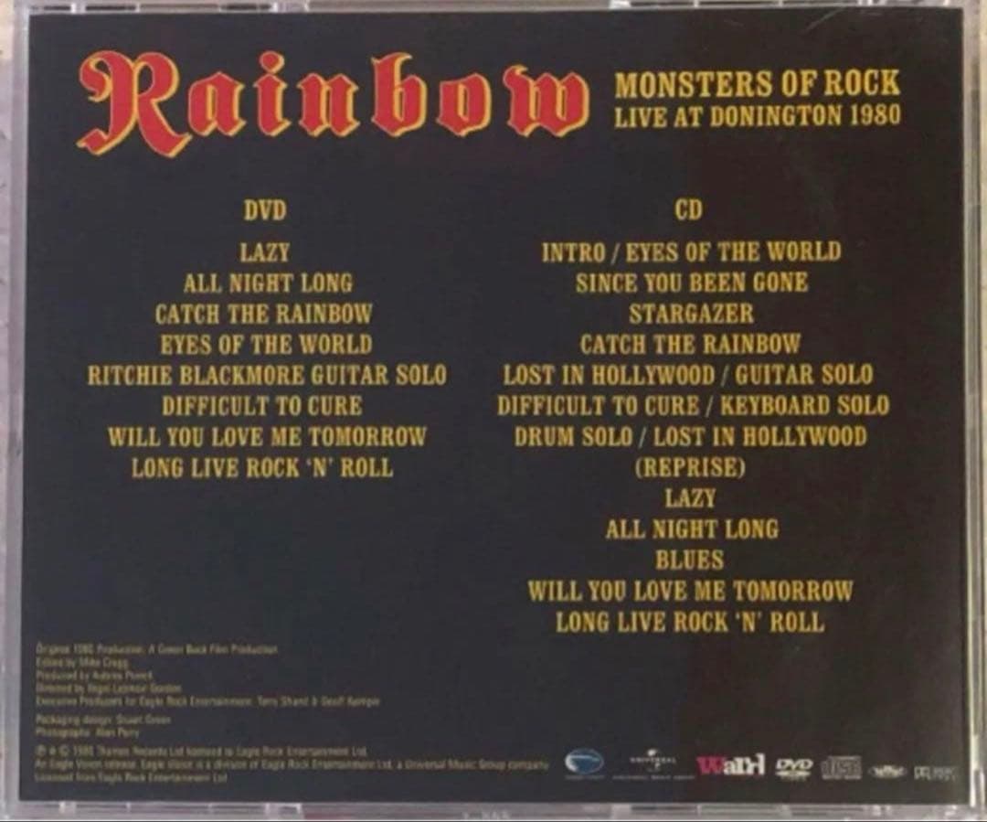 Rainbow Monsters Of Rock Donington 1980 2CD+DVD UK Live Used | Japansoundstore