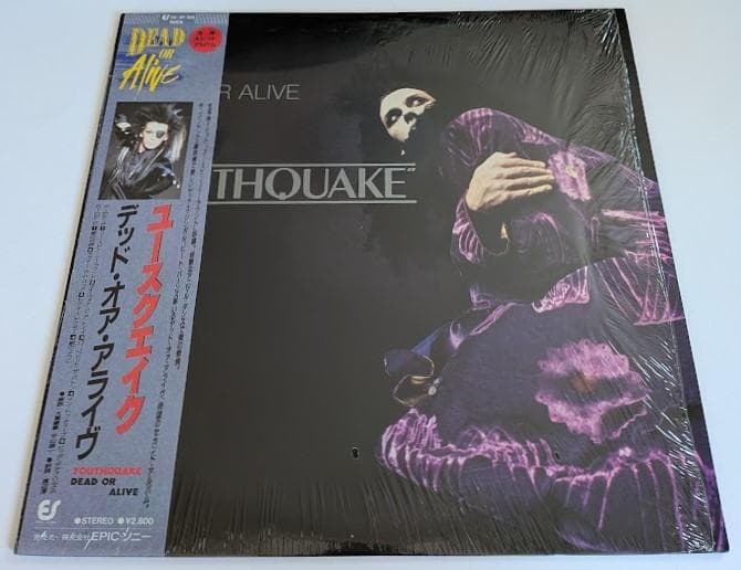 Dead Or Alive - Youthquake LP Japan Original Pressing w/ Obi & Liner Notes