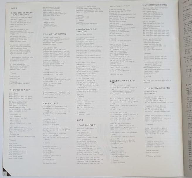 Dead Or Alive - Youthquake LP Japan Original Pressing w/ Obi & Liner Notes
