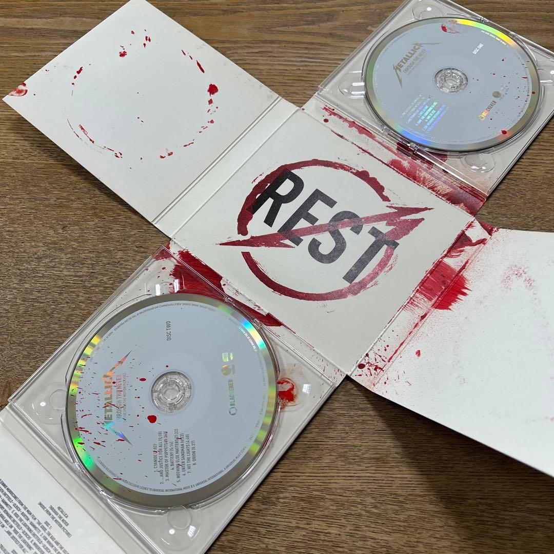 Metallica Through the Never 2CD Live Album, Red Splatter Jacket, Used | Japansoundstore