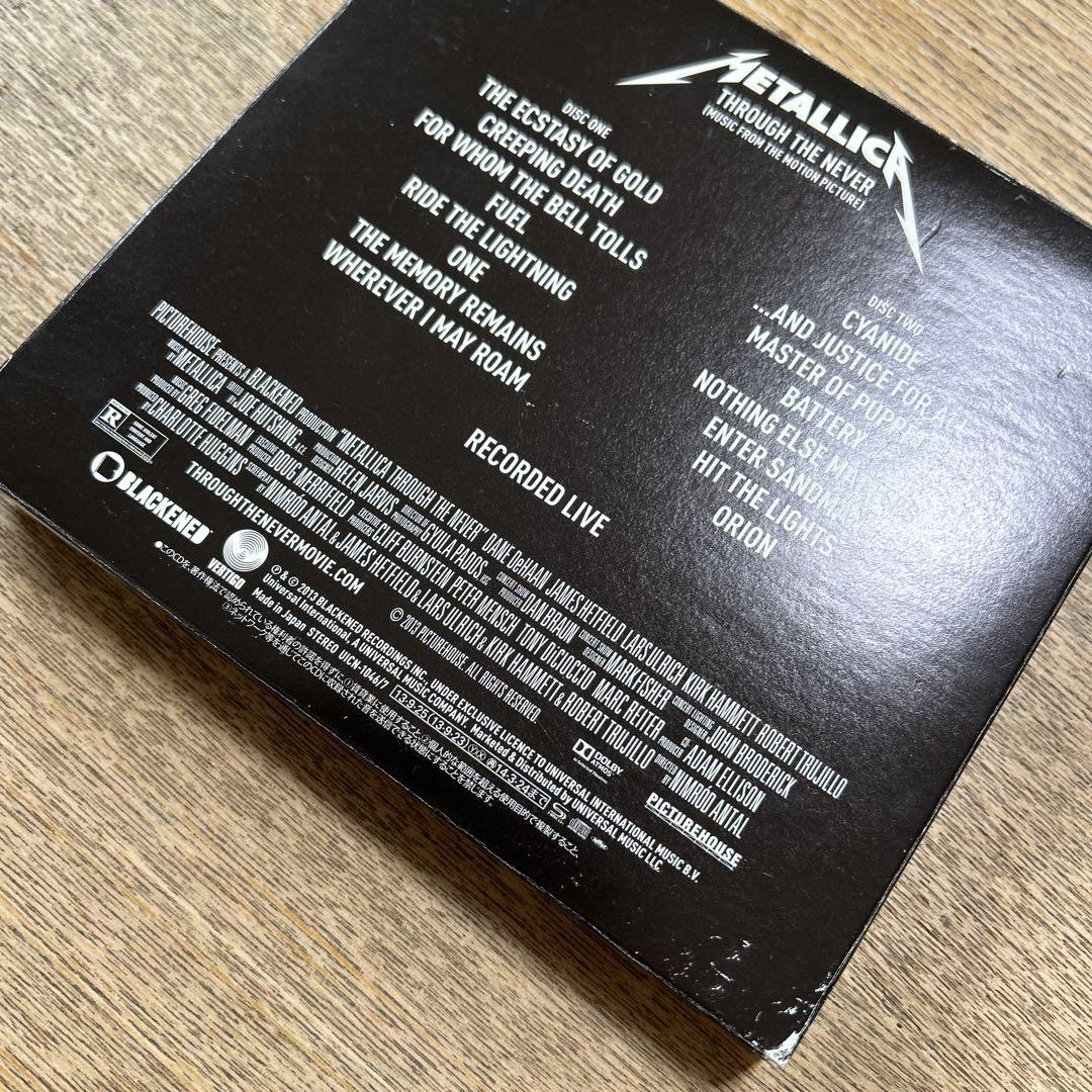 Metallica Through the Never 2CD Live Album, Red Splatter Jacket, Used | Japansoundstore