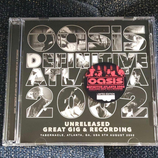 Oasis Definitive Atlanta 2002 2CD Japan Press Limited Edition Live Recording