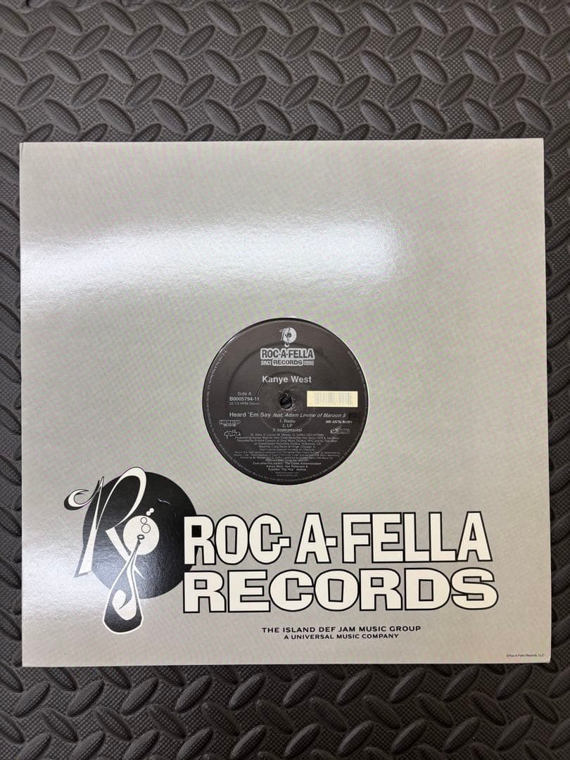 Kanye West - Heard 'Em Say / Touch The Sky 12" Vinyl Hip Hop Roc-A-Fella