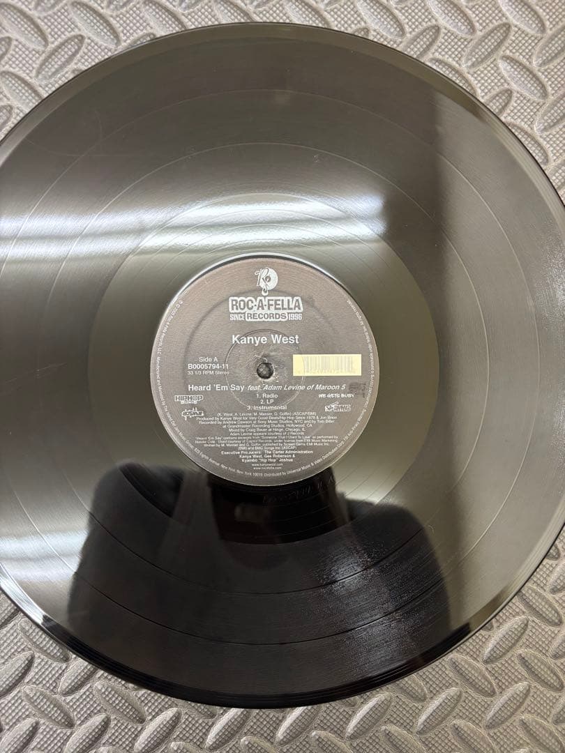 Kanye West - Heard 'Em Say / Touch The Sky 12" Vinyl Hip Hop Roc-A-Fella