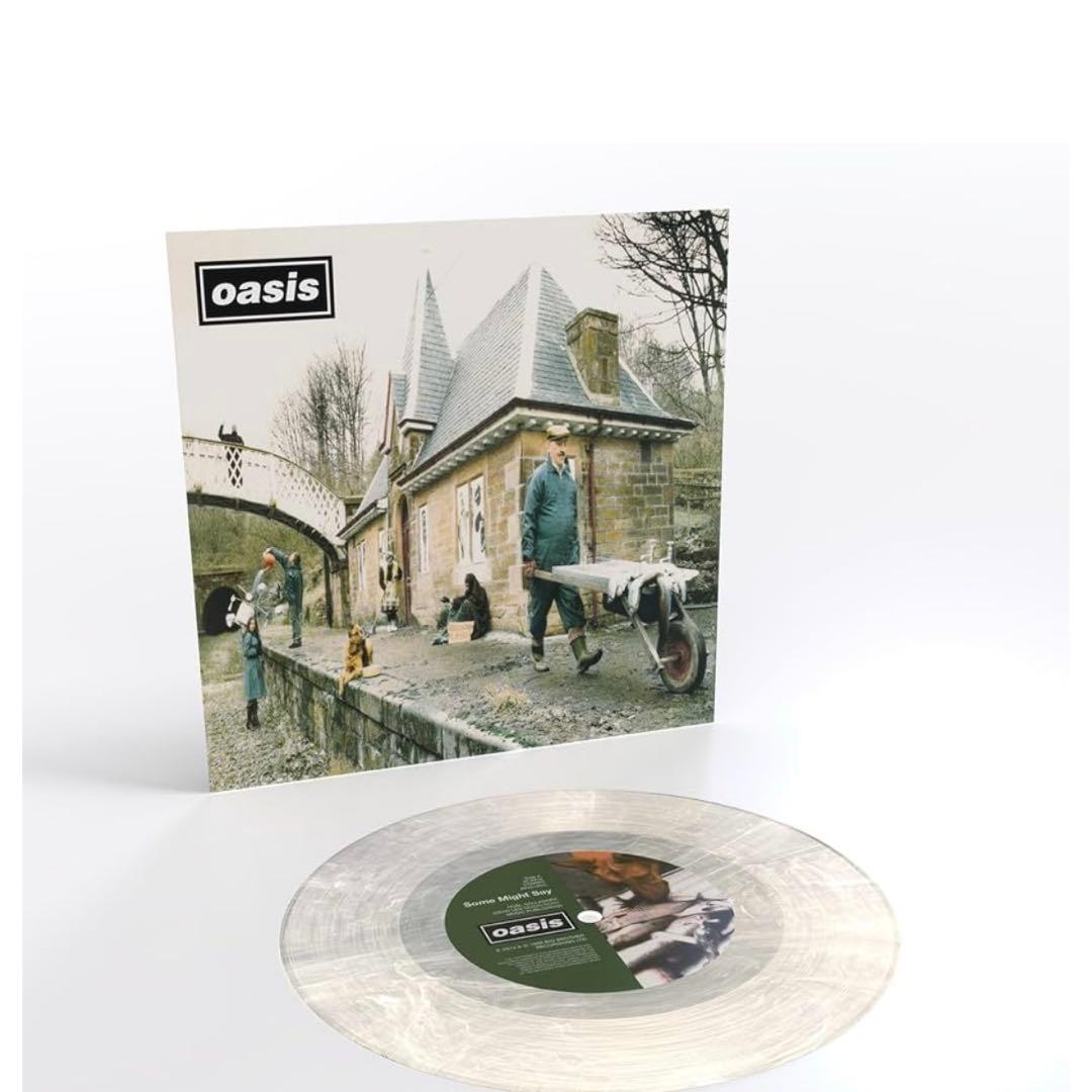 Oasis Some Might Say 7" Pearl Vinyl Analog Rare | Japansoundstore