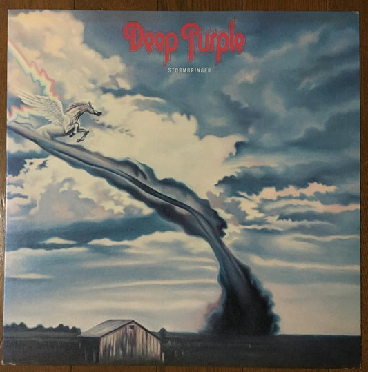 Deep Purple - Stormbringer Japan LP 1974 Warner Bros P-8524W Hard Rock Vinyl