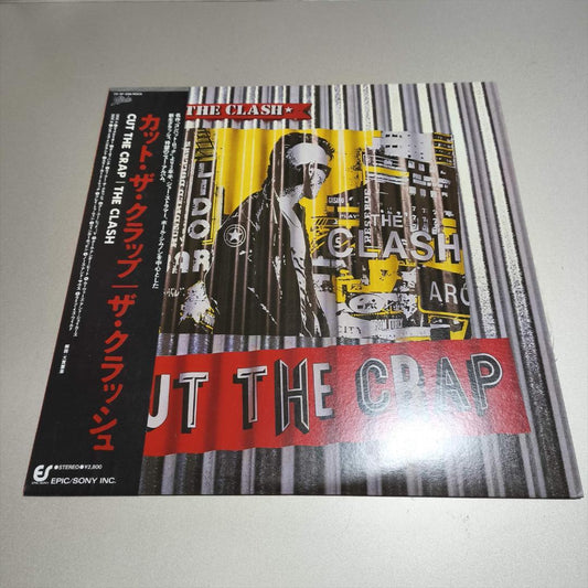 The Clash - Cut The Crap LP Japan Original 1985 Epic/Sony 28・3P-698 w/ Obi