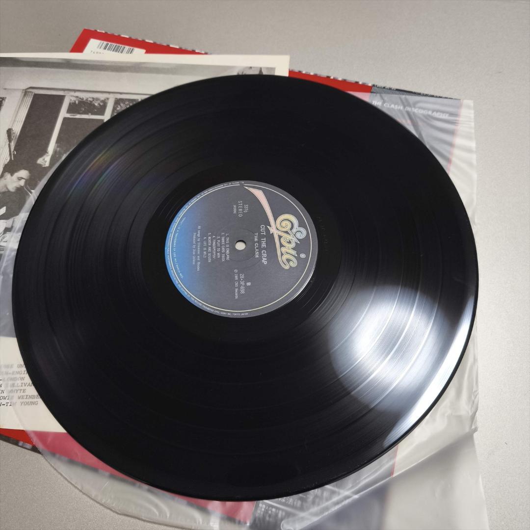 The Clash - Cut The Crap LP Japan Original 1985 Epic/Sony 28・3P-698 w/ Obi