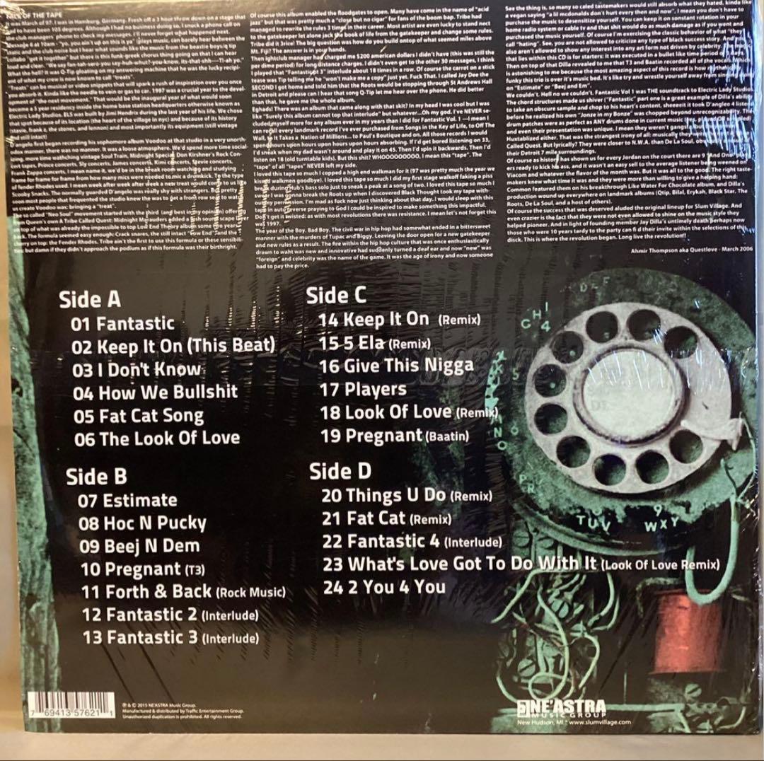 Slum Village - Fan-Tas-Tic Vol. 1 2LP Vinyl Record J Dilla Production