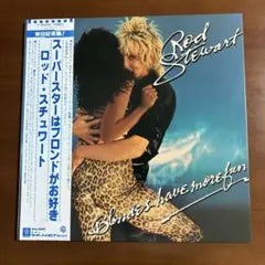 Rod Stewart - Blondes Have More Fun Vinyl LP Japan Pressing w/ Obi