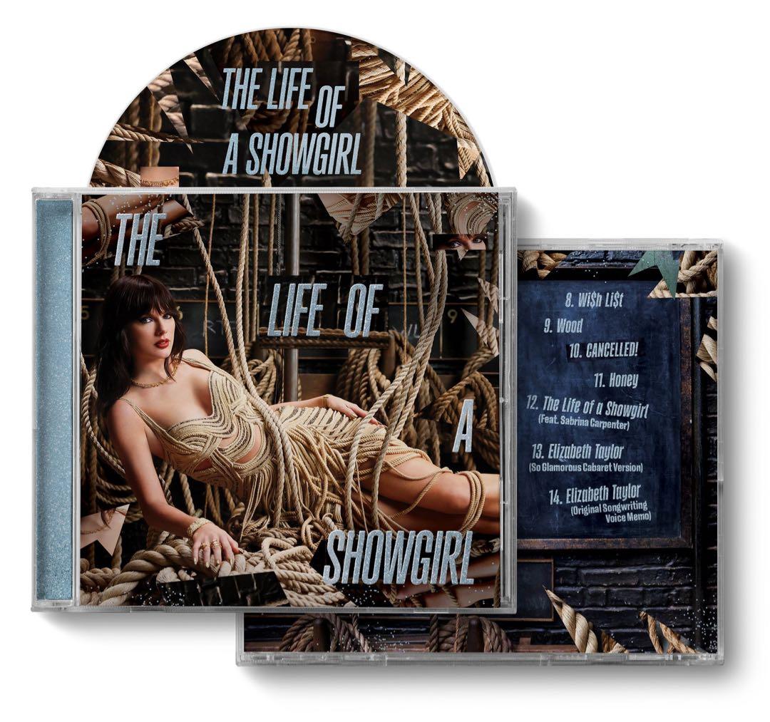 Taylor Swift - The Life Of A Showgirl CD (2025) - Import with 2 Bonus Tracks